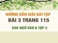 Bài 3 trang 115 SGK Ngữ văn 6 tập 2 (Các kiểu câu trần thuật đơn có từ LÀ)