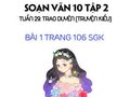 Bài 1 trang 106 SGK Ngữ văn 10 tập 2