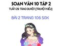 Bài 2 trang 106 SGK Ngữ văn 10 tập 2