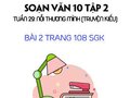 Bài 2 trang 108 SGK Ngữ văn 10 tập 2