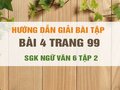 Bài 4 trang 99 SGK Ngữ văn 6 tập 2 