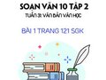 Bài 1 luyện tập trang 121 SGK Ngữ văn 10 tập 2