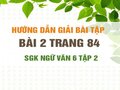 Bài 2 trang 84 SGK Ngữ văn 6 tập 2 (Luyện tập)