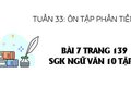 Bài 7 trang 139 SGK Ngữ văn 10 tập 2