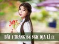 Bài 1 trang 84 SGK Địa lí 11