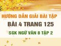 Bài 4 trang 125 SGK Ngữ văn 8 tập 2 