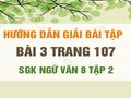 Bài 3 trang 107 SGK Ngữ văn 8 tập 2 
