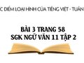 Bài 3 trang 58 SGK Ngữ văn 11 tập 2
