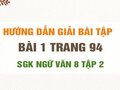Bài 1 trang 94 SGK Ngữ văn 8 tập 2 