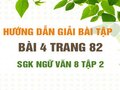 Bài 4 trang 82 SGK Ngữ văn 8 tập 2 