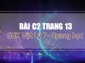Giải bài C2 trang 13 sách giáo khoa Vật lý  7 - Quang học