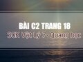 Bài C2 trang 18 SGK Vật lý  7 - Quang học