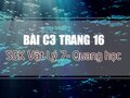 Giải bài C3 trang 16 SGK Vật lý 7 (Quang học)