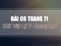 Bài C6 trang 71 SGK Vật Lý 7 - Điện học
