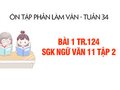 Bài 1 luyện tập trang 124 SGK Ngữ văn 11 tập 2