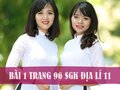 Bài 1 trang 96 SGK Địa lí 11