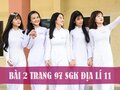 Bài 2 trang 97 SGK Địa lí 11
