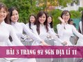 Bài 3 trang 97 SGK Địa lí 11