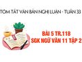 Bài 5 trang 118 SGK Ngữ văn 11 tập 2