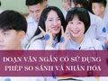 Đoạn văn ngắn có sử dụng phép so sánh và nhân hóa