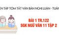Bài 1 trang 122 SGK Ngữ văn 11 tập 2