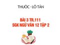 Bài 3 trang 111 SGK Ngữ văn 12 tập 2