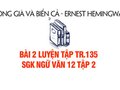 Bài 2 luyện tập trang 135 SGK Ngữ văn 12 tập 2