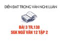 Bài 3 trang 138 SGK Ngữ văn 12 tập 2
