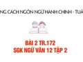 Bài 2 trang 172 SGK Ngữ văn 12 tập 2