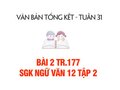 Bài 2 trang 177 SGK Ngữ văn 12 tập 2