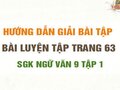 Bài luyện tập trang 63 SGK Ngữ văn 9 tập 1