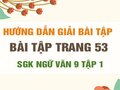 Bài tập trang 53 SGK Ngữ văn 9 tập 1 (Cách dẫn trực tiếp)