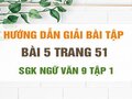 Bài 5 trang 51 SGK Ngữ văn 9 tập 1 