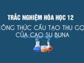 Cao su buna có công thức cấu tạo thu gọn là