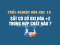 Sắt có số oxi hóa +2 trong hợp chất nào sau đây?