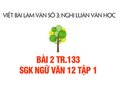 Bài 2 trang 133 SGK Ngữ văn 12 tập 1