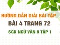 Bài 4 trang 72 SGK Ngữ văn 8 tập 1 