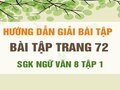 Bài tập trang 72 SGK Ngữ văn 8 tập 1