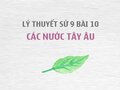 Sử 9 bài 10: Các nước Tây Âu
