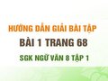 Bài 1 trang 68 SGK Ngữ văn 8 tập 1 