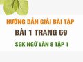 Bài 1 trang 69 SGK Ngữ văn 8 tập 1 (Trợ từ)