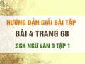 Bài 4 trang 68 SGK Ngữ văn 8 tập 1 