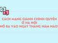 Cách mạng giành chính quyền ở Hà Nội nổ ra vào ngày tháng năm nào?