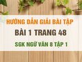 Bài 1 trang 48 SGK Ngữ văn 8 tập 1 