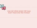 Giai cấp công nhân Việt Nam xuất thân chủ yếu từ đâu?