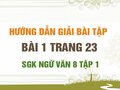 Bài 1 trang 23 SGK Ngữ văn 8 tập 1 