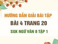 Bài 4 trang 20 SGK Ngữ văn 8 tập 1 
