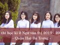 Đề thi học kì 2 môn Ngữ văn 9 ( 2019 - 2020 ) - Quận Hai Bà Trưng