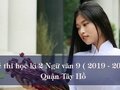 Đề thi học kì 2 Ngữ văn 9 năm học 2019 - 2020 của quận Tây Hồ
