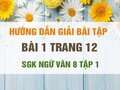 Bài 1 trang 12 SGK Ngữ văn 8 tập 1 